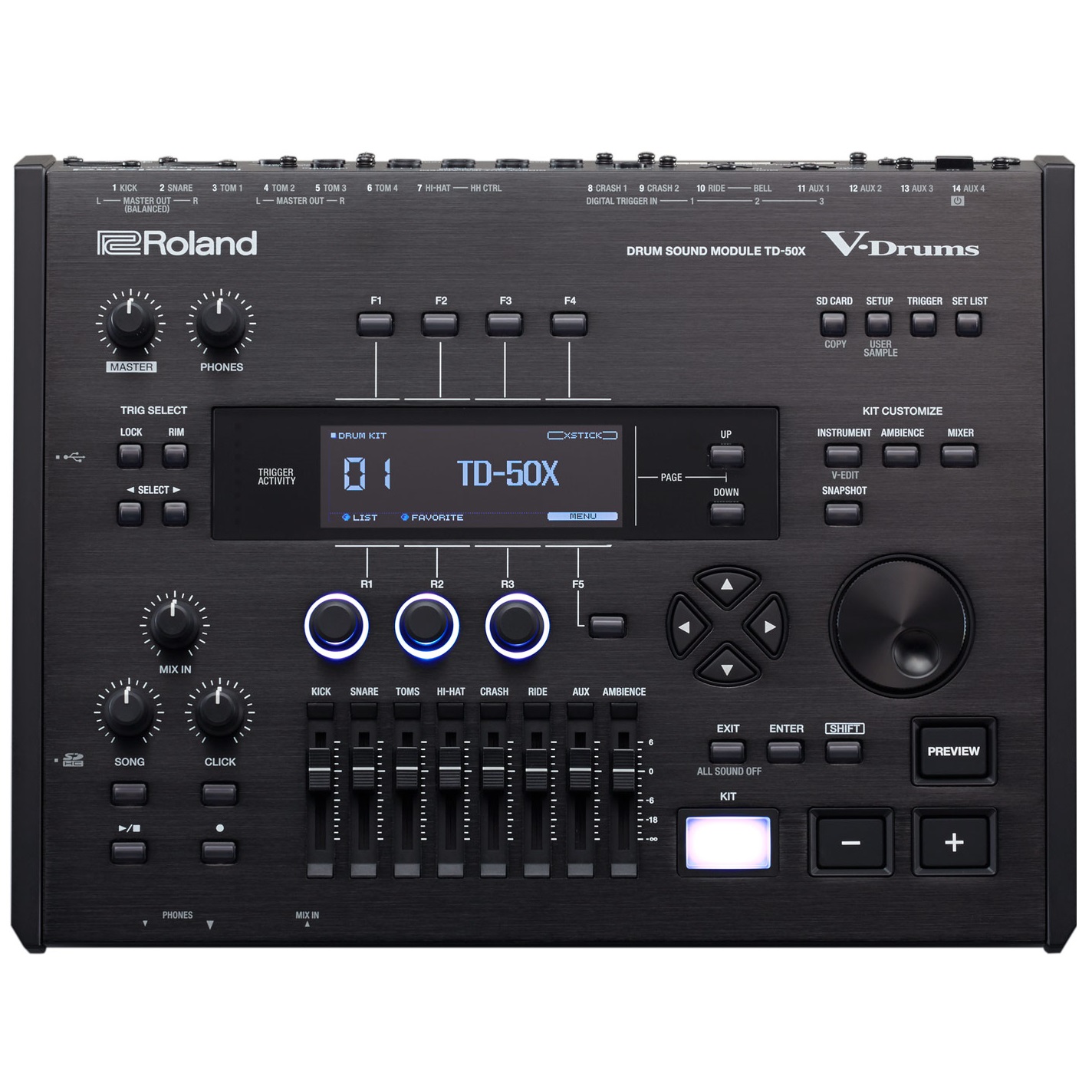 Звуковой модуль Roland TD-50X - купить в Ростове-на-Дону в  интернет-магазине Pult.ru